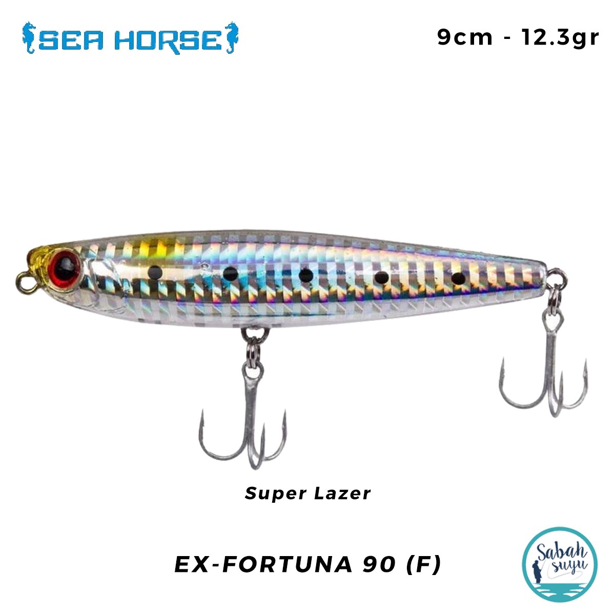 Sea Horse Ex-Fortuna (F) 9cm 12.3gr Super Lazer