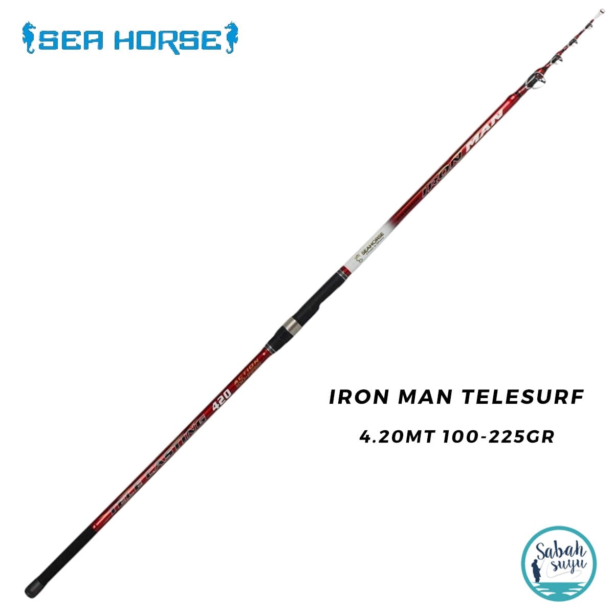 Sea Horse Iron Man 4.20mt 100-225gr Teleskopik Surf Kamış