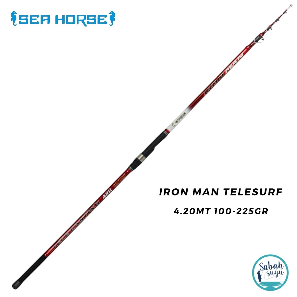 Sea Horse Iron Man 4.20mt 100-225gr Teleskopik Surf Kamış