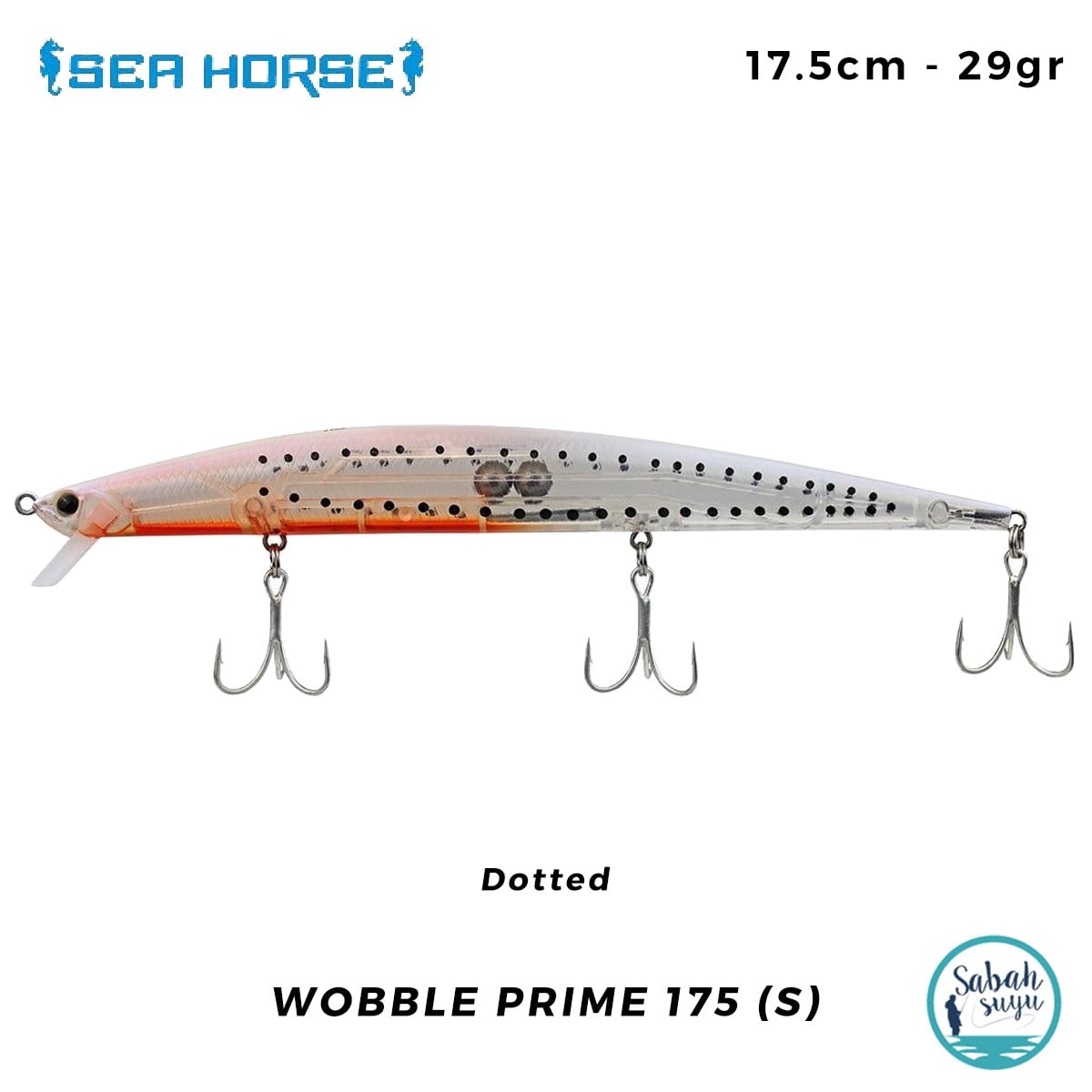 Sea Horse Wobble Prime 175 (S) 17.5cm 29gr Dotted