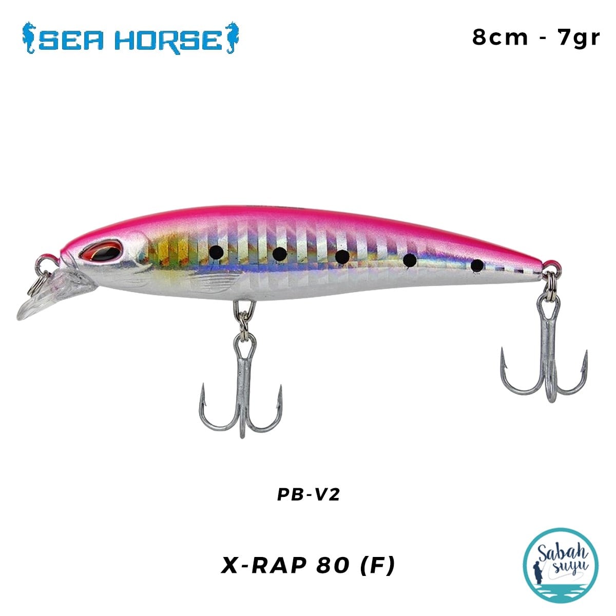 Sea Horse X-Rap (F) 8cm 7gr PB-V2