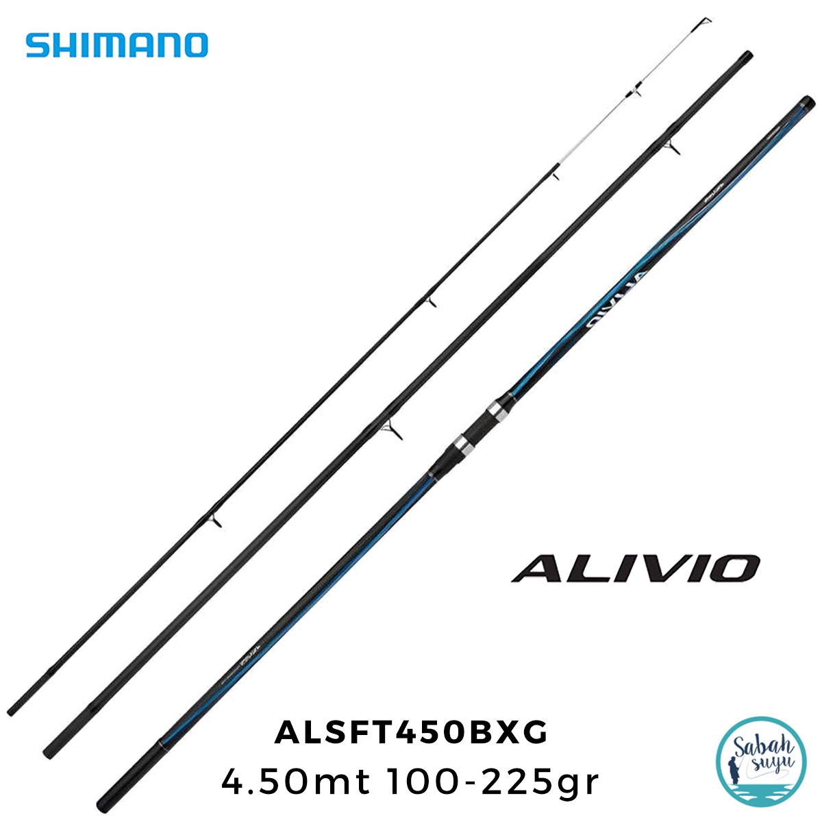 Shimano Alivio Surf T 450BX-G 4.50mt 225gr Tubular Uç (3P) Surf Kamış