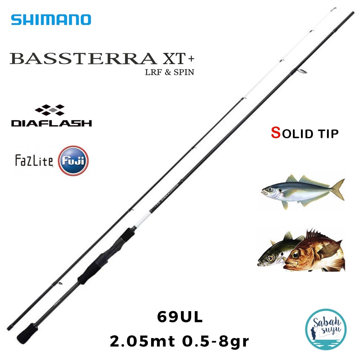 Shimano Bassterra XT+ LRF 69UL 2.05mt 0.5-8gr Solid (2P) LRF Kamış