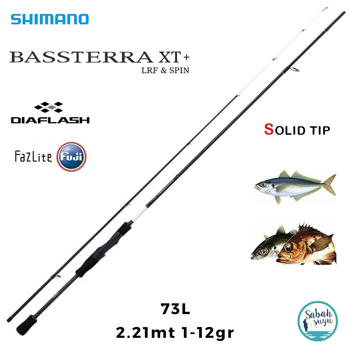 Shimano Bassterra XT+ LRF 73L 2.21mt 1-12gr (2P) LRF Kamış