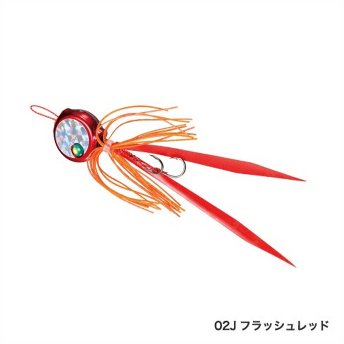 Shimano Engetsu Flat Baku Baku Tai Rubber Jig 80gr 002 Orange