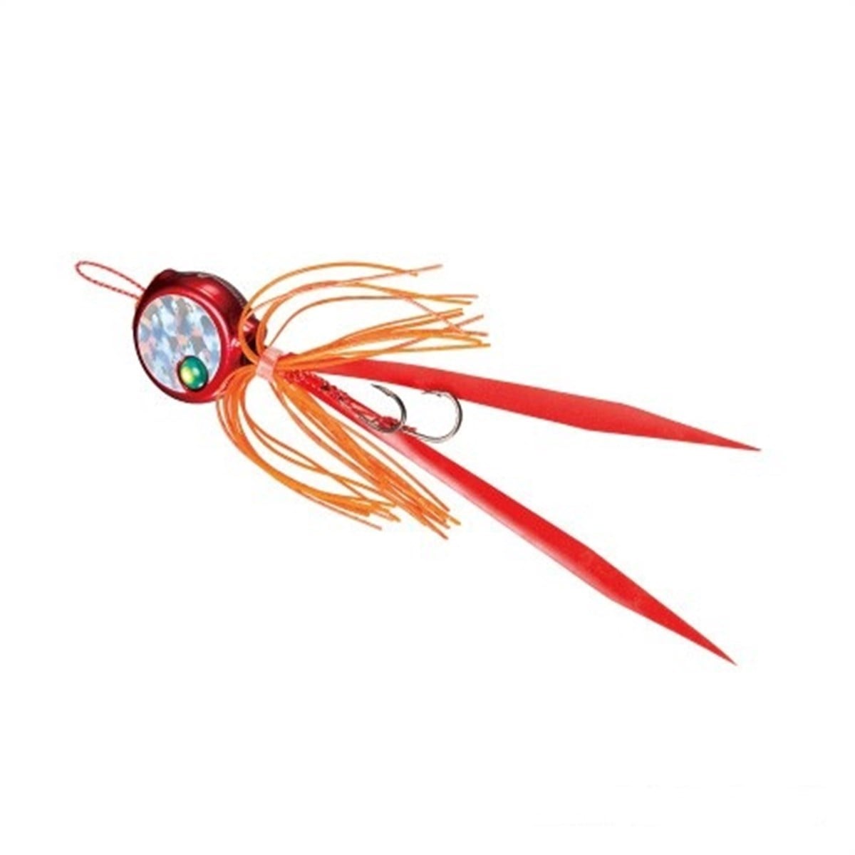 Shimano Engetsu Flat Baku Baku Tai Rubber Jig 100gr 003 Red