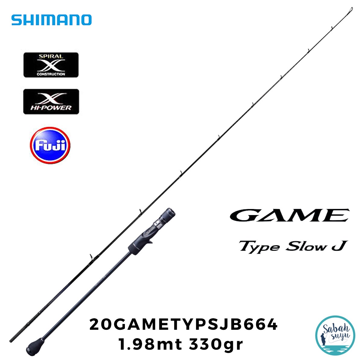 Shimano Game Type Slow J B664 1.98mt 330gr (S2P) Tetikli Slow Jigging Kamış