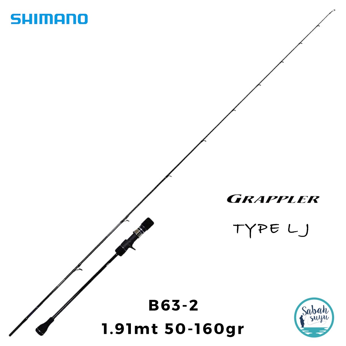 Shimano Grappler Type LJ B632 1.91mt 50-160gr (S2P) Tetikli Light Jigging Kamış