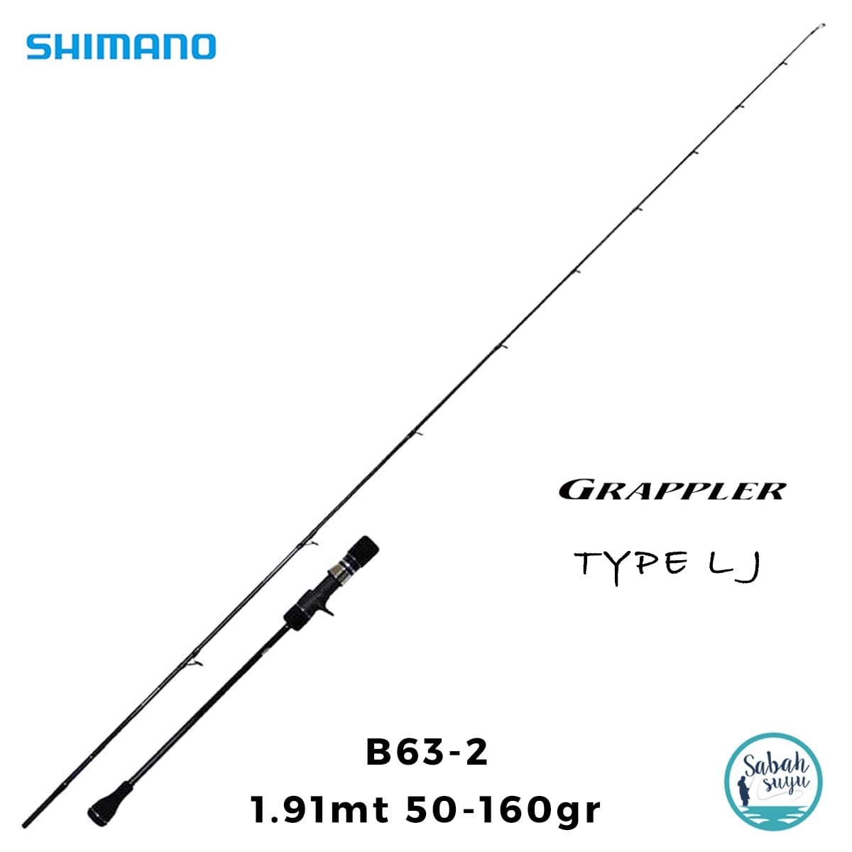 Shimano Grappler Type LJ B632 1.91mt 50-160gr (S2P) Tetikli Light Jigging Kamış