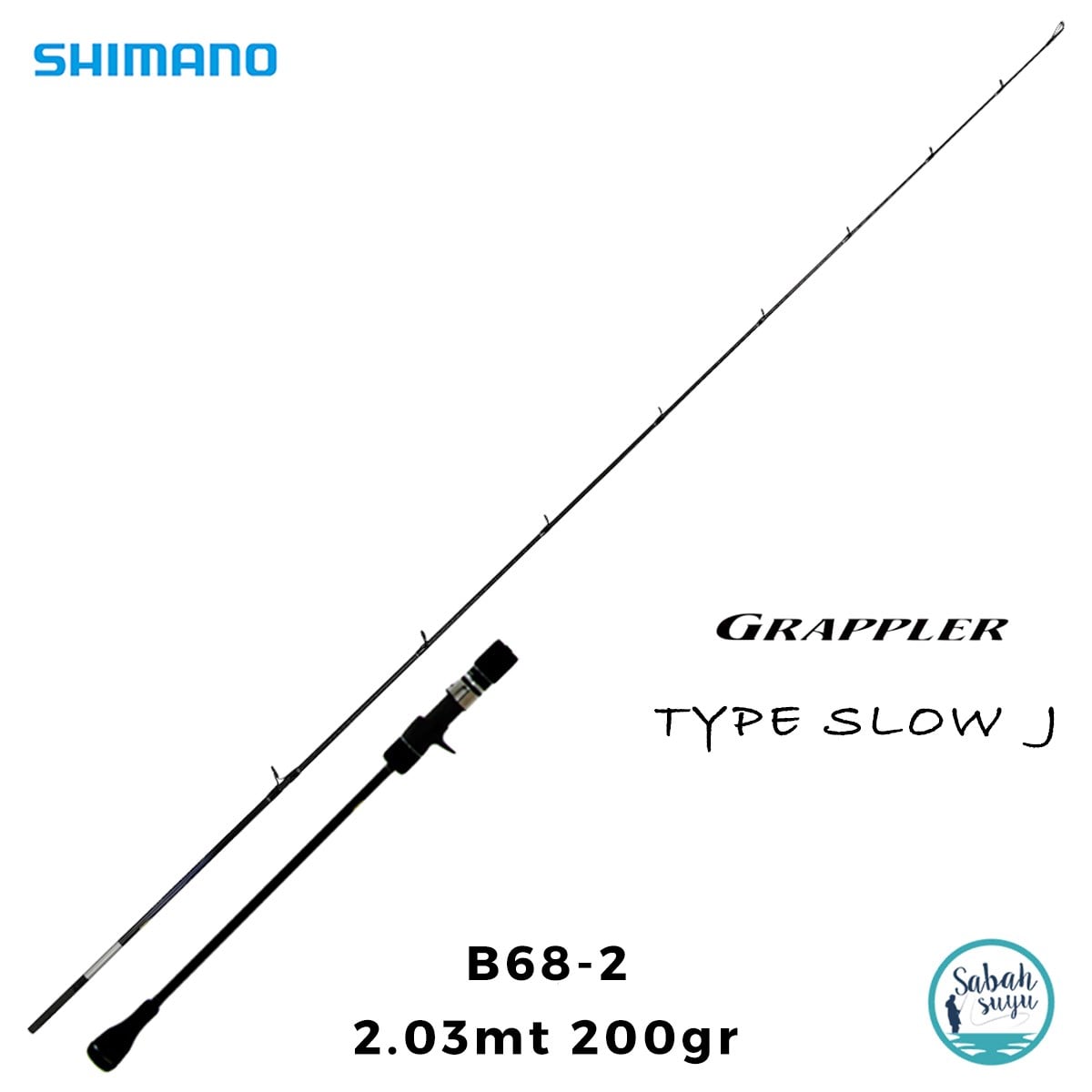 Shimano Grappler Type Slow J B68-2 2.03mt 200gr (S2P) Tetikli Slow Jigging Kamış