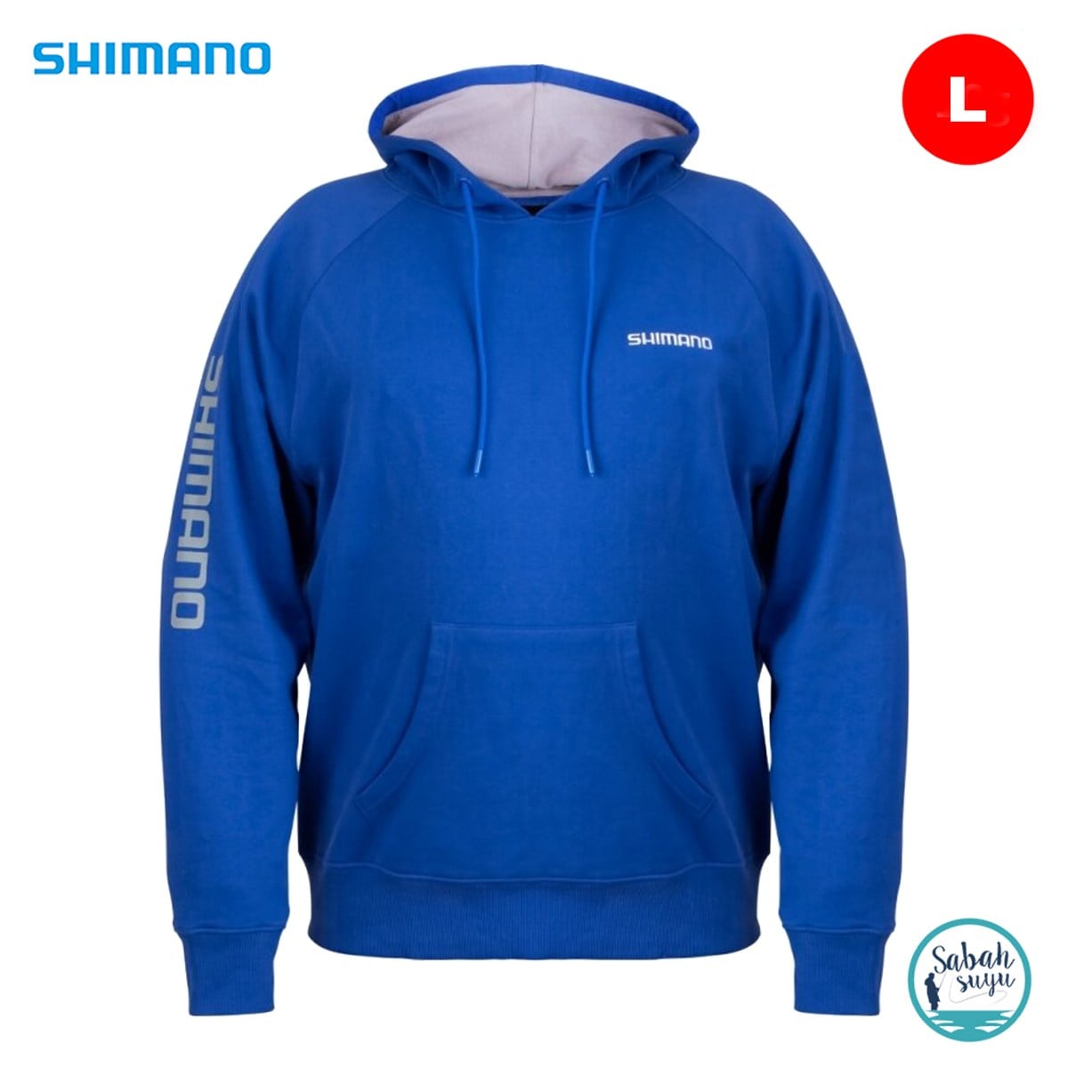 Shimano Pull Over Hoodie Blue (L)
