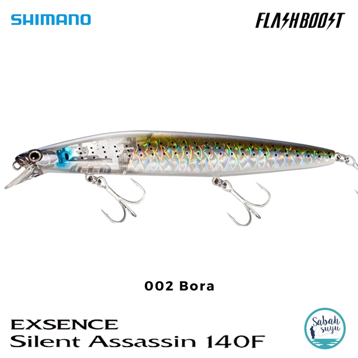 Shimano Silent Assassin Flash Boost 140F 14cm 25gr 002 Bora