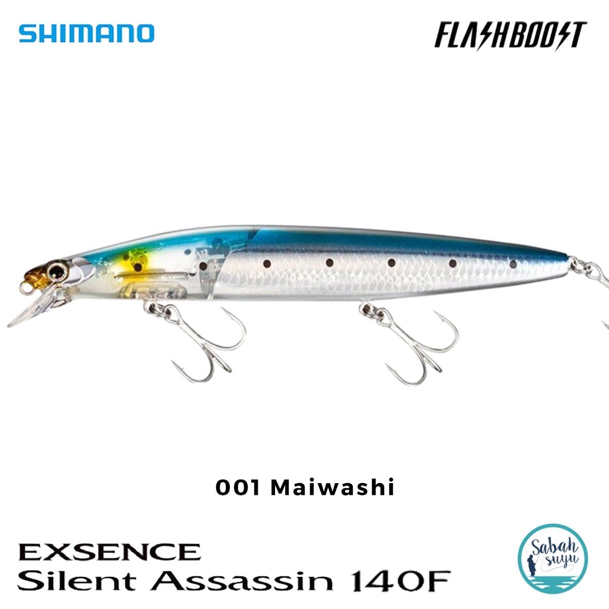 Shimano Silent Assassin Flash Boost 140F 14cm 25gr 001 Maiwashi