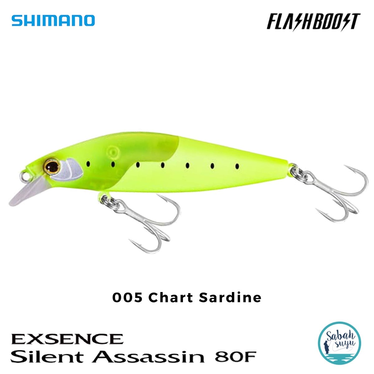 Shimano Silent Assassin Flash Boost 80F 8cm 10gr 005 Chart Sardine