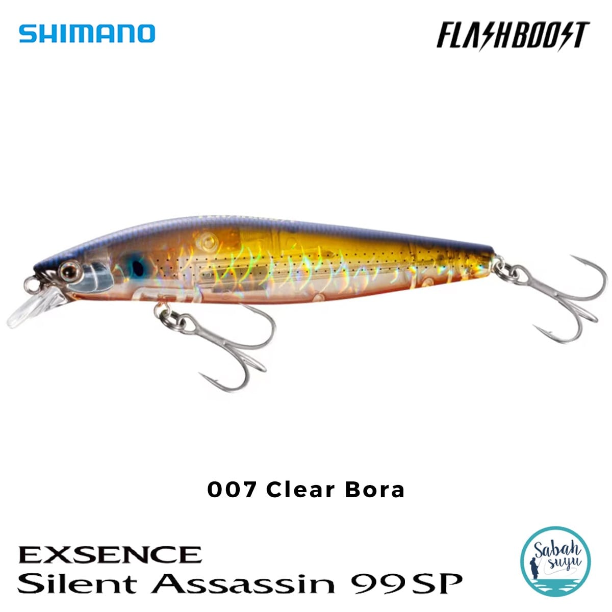 Shimano Silent Assassin Flash Boost 99SP 9.9cm 16gr 007 Clear Bora