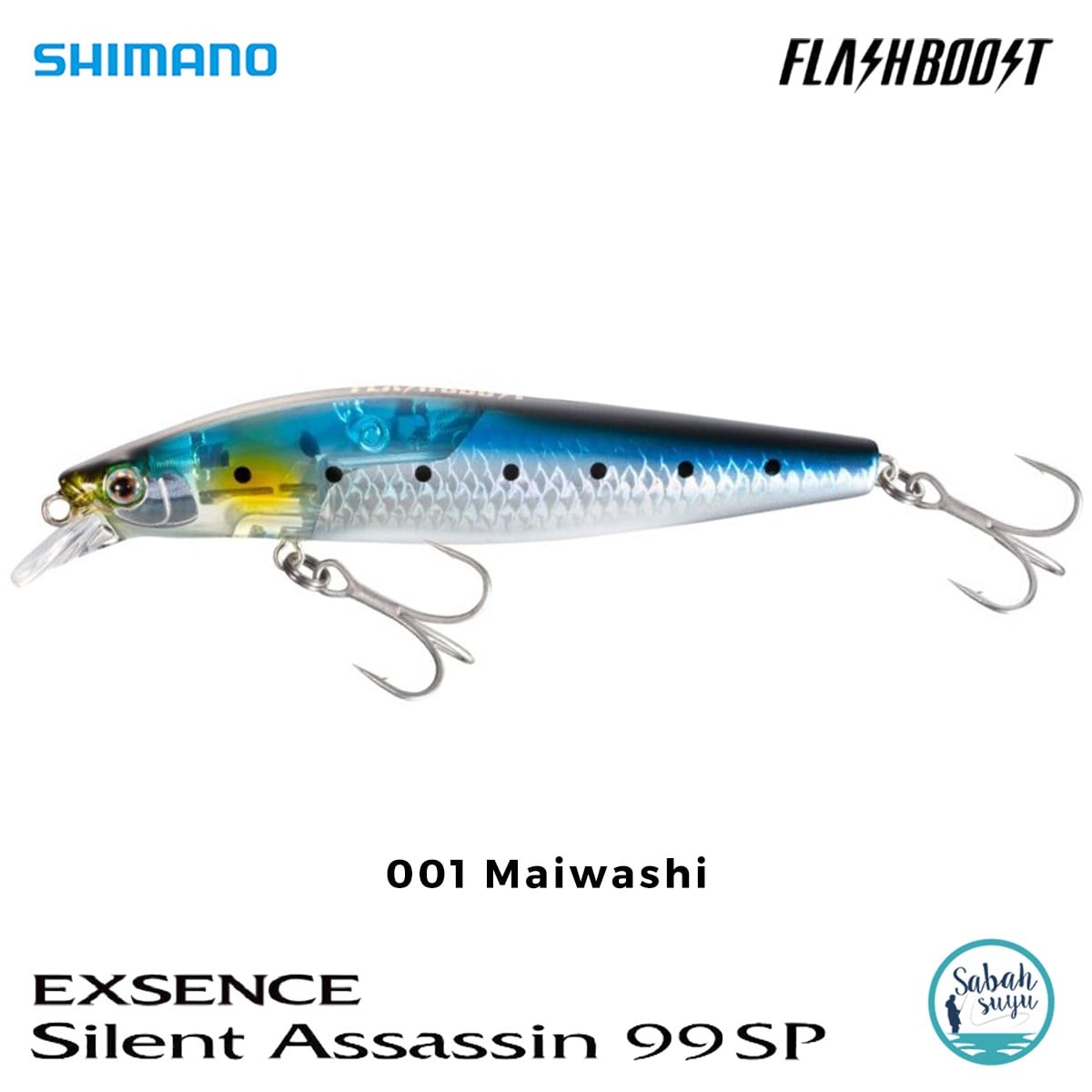 Shimano Silent Assassin Flash Boost 99SP 9.9cm 16gr 001 Maiwashi