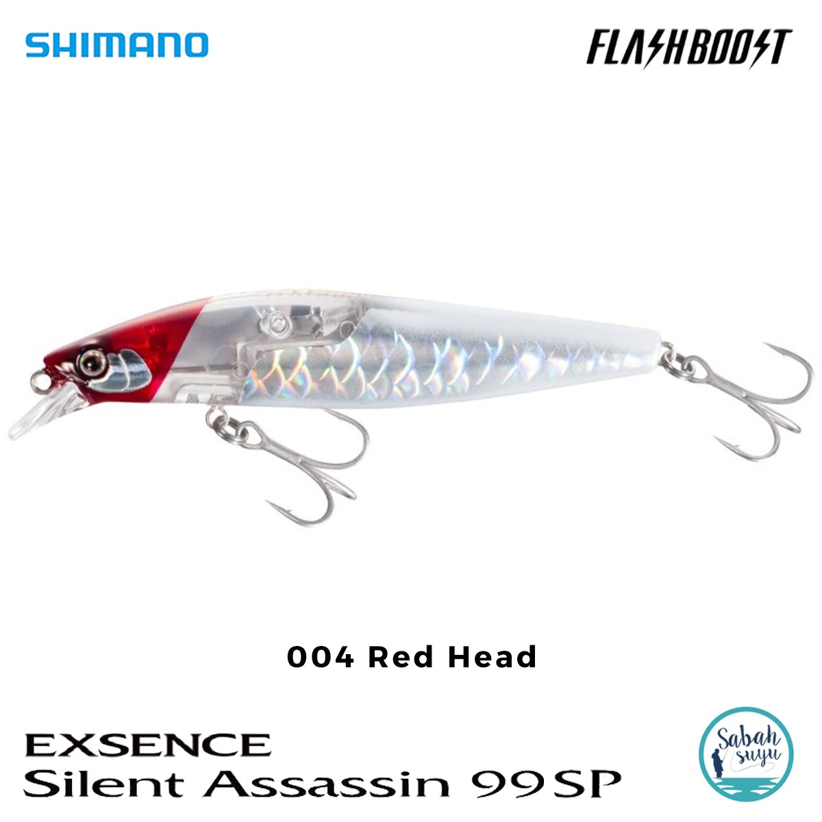 Shimano Silent Assassin Flash Boost 99SP 9.9cm 16gr 004 Red Head