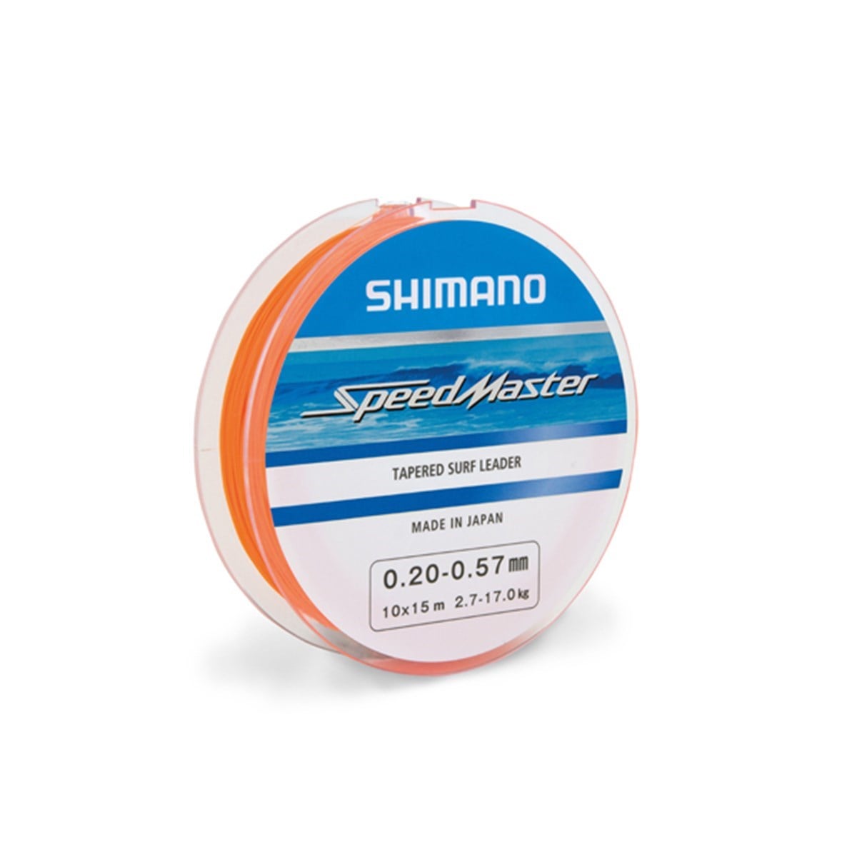 Shimano Speedmaster 0.26-0.57mm Tapered Surf Lider Misina 10X15m Turuncu