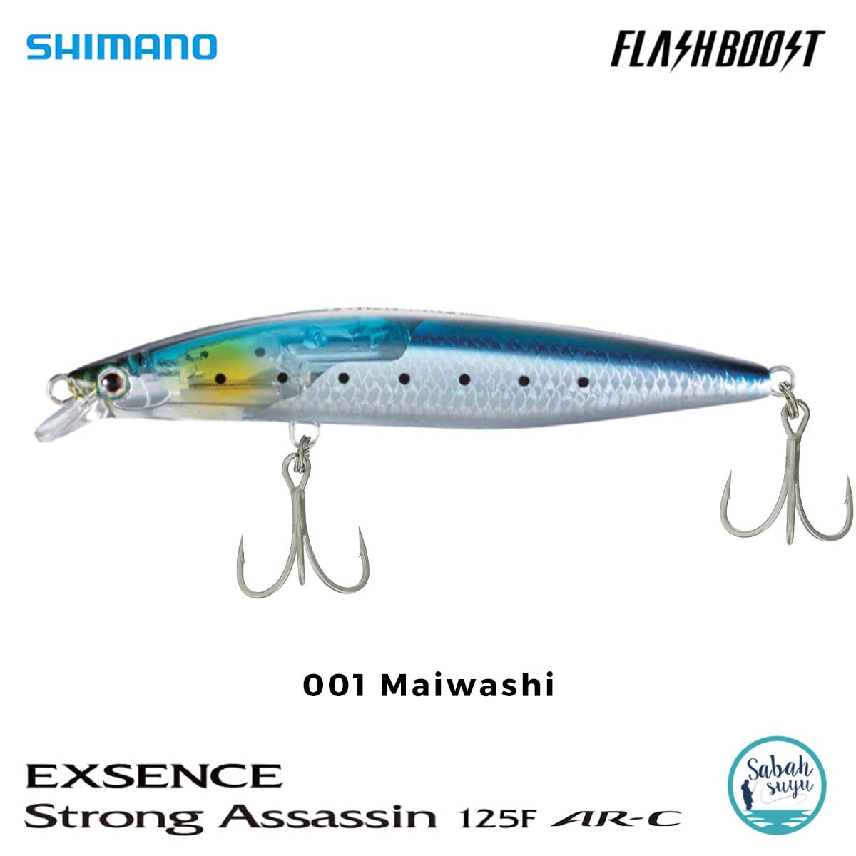 Shimano Strong Assassin Flash Boost 125F AR-C 12.5cm 25gr 001 Maiwashi