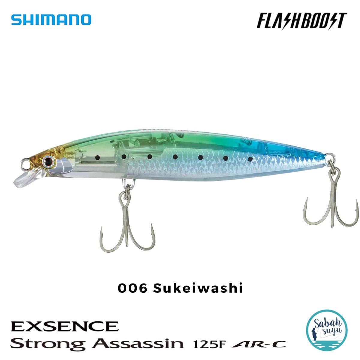 Shimano Strong Assassin Flash Boost 125F AR-C 12.5cm 25gr 006 Sukeiwashi