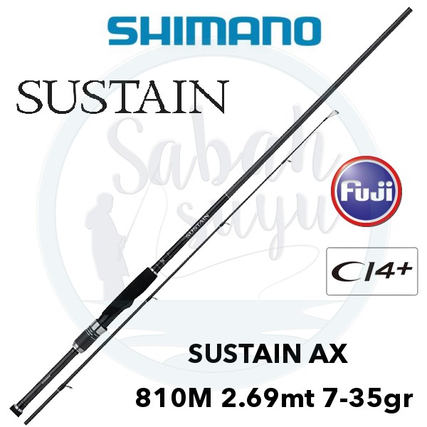 Shimano Sustain AX 810M 2.69mt 7-35gr Spin Kamış