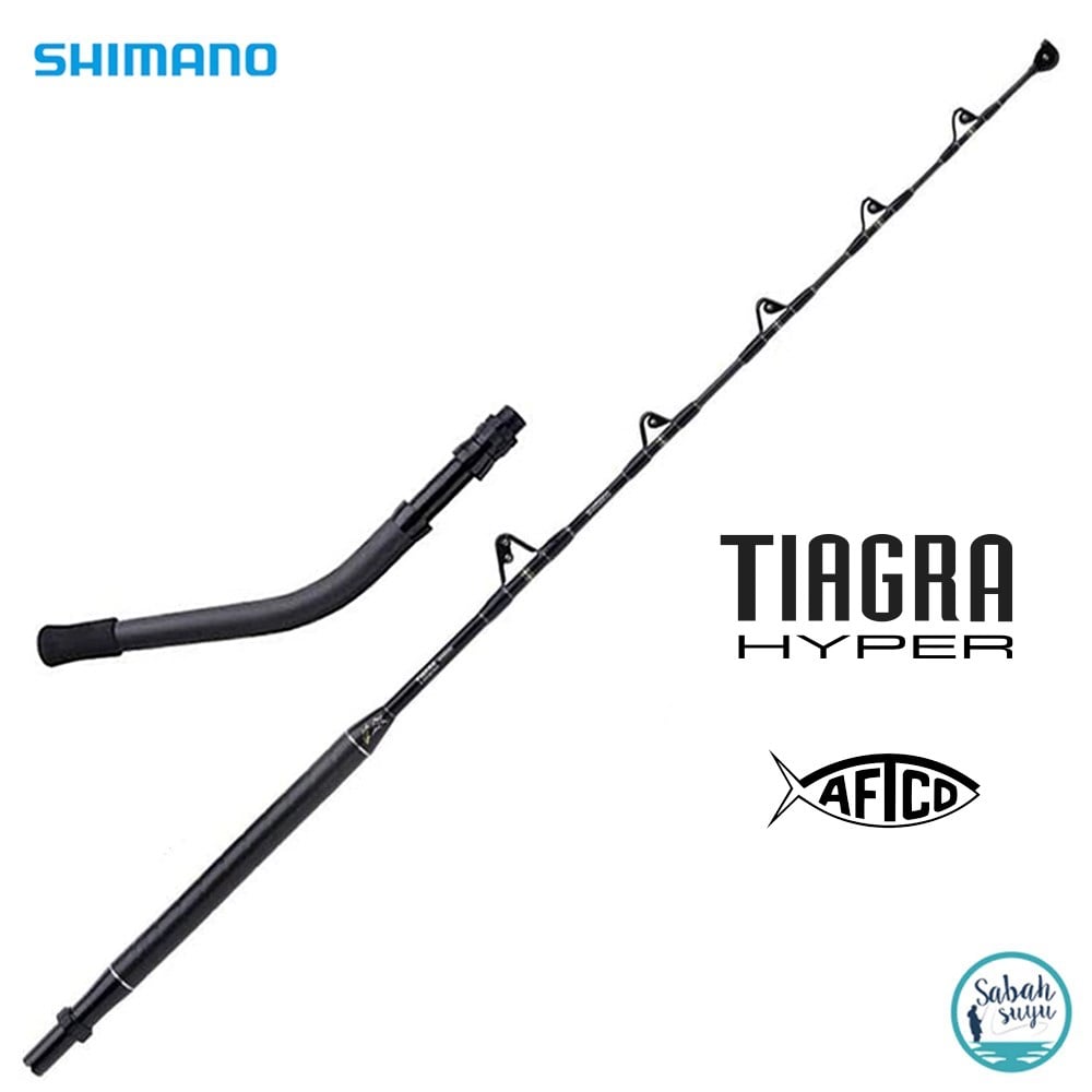 Shimano Tiagra Hyper 80LB AFTCO Roller 1.68mt Standup Çıkrık Kamışı - Eğri Boyun Sap