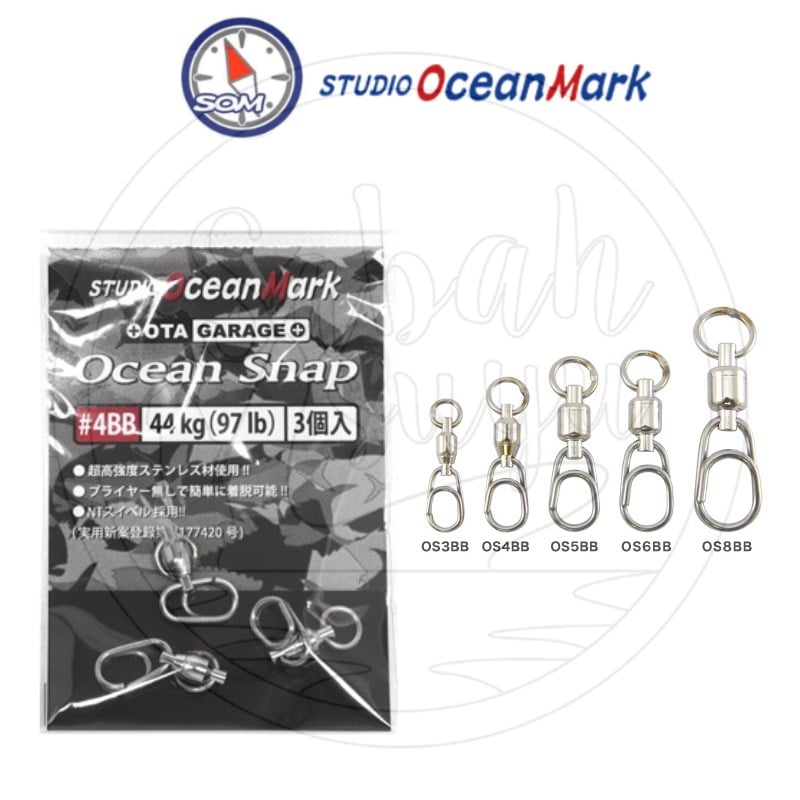 Studio Ocean Mark OGM Ocean Snap Fırdöndülü Klips #4 44 Kg. 97 Lb.