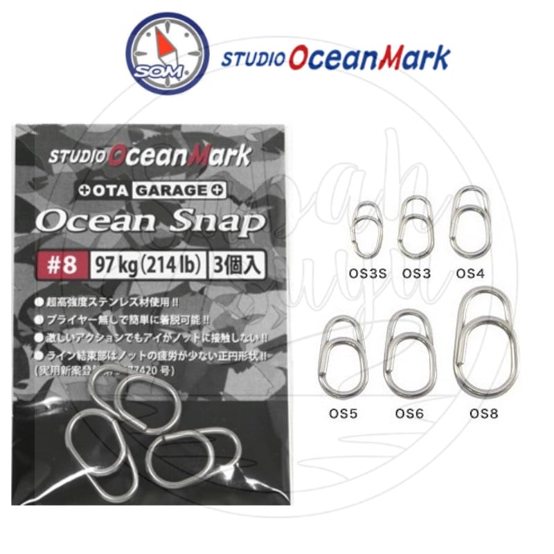 Studio Ocean Mark OGM Ocean Snap Klips #8 97 Kg. 214 Lb.