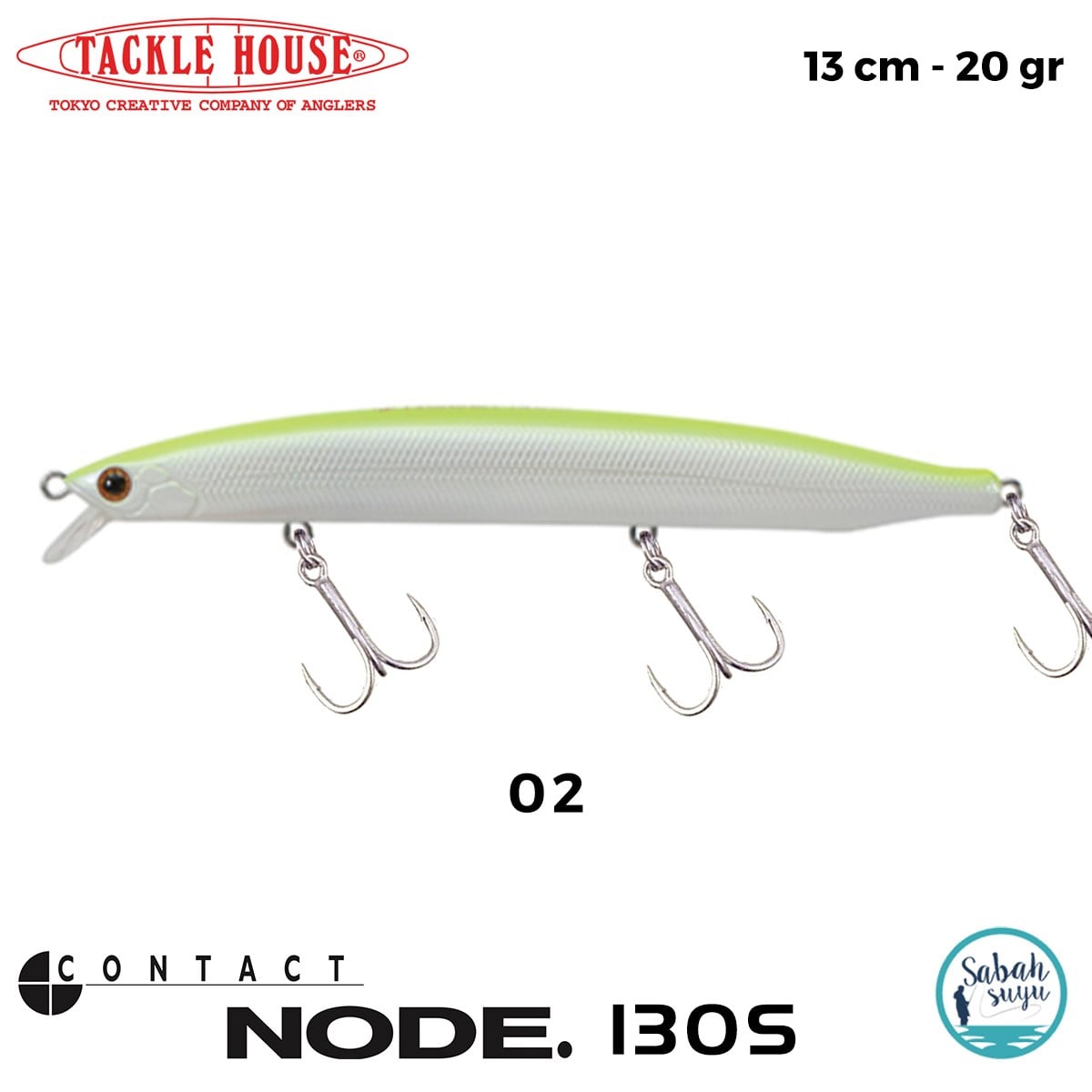 Tackle House Node 130S 13cm 20gr No: 02