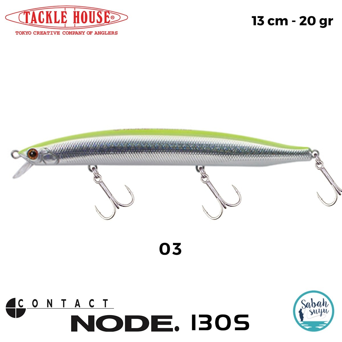 Tackle House Node 130S 13cm 20gr No: 03