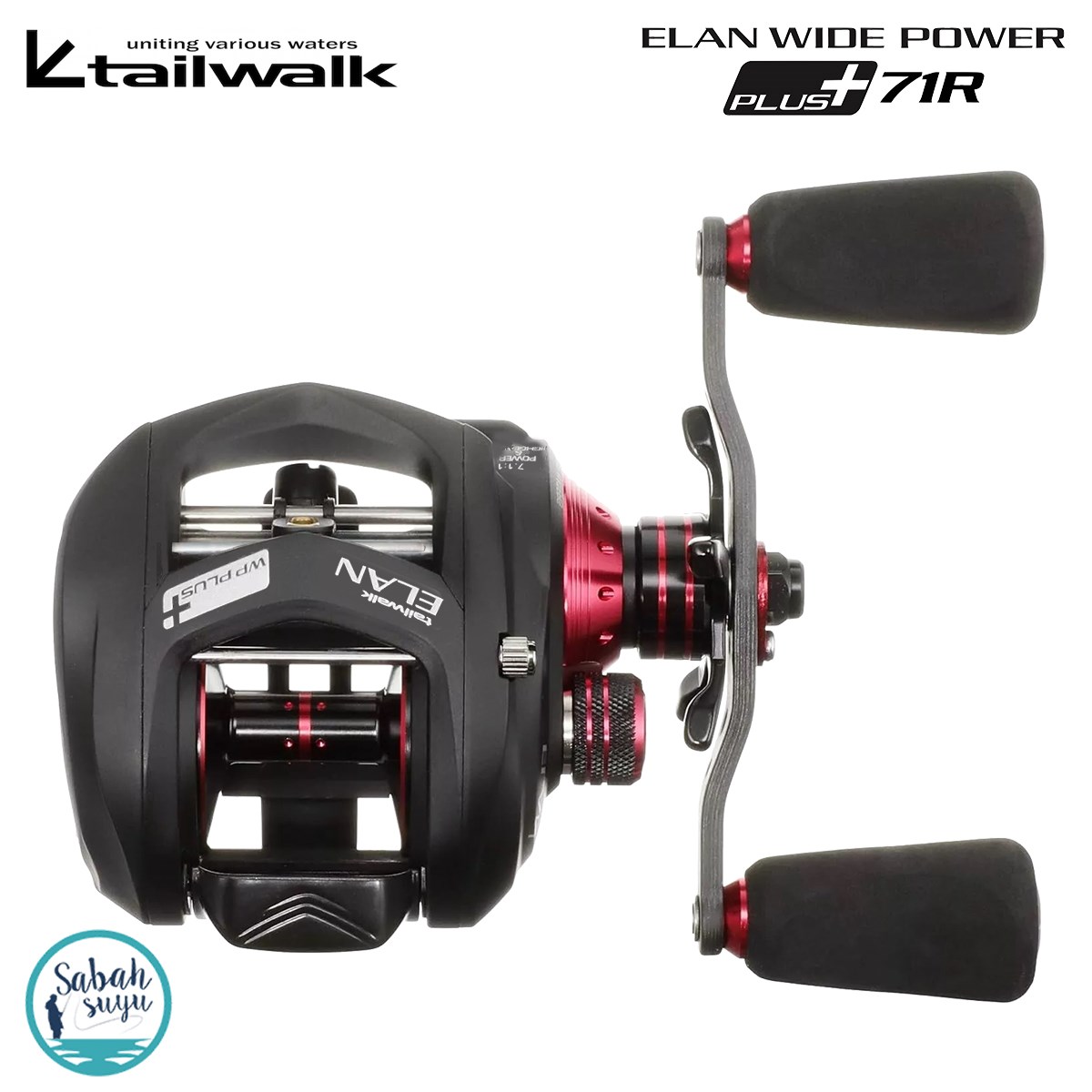 リール tailwalk ELAN WIDE POWER PLUS71R Tailwalk Elan Widepower Plus 71R Çıkrık/Baitcasting Jig Olta