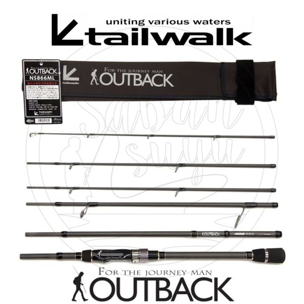 Tailwalk Outback Seabass NS866ML 260cm 10-30gr Seyahat Spin Kamışı