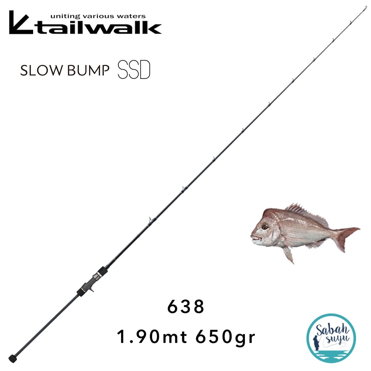 Tailwalk Slow Bump SSD 638 190cm 650gr (1P) Tetikli Slow Jigging Kamış