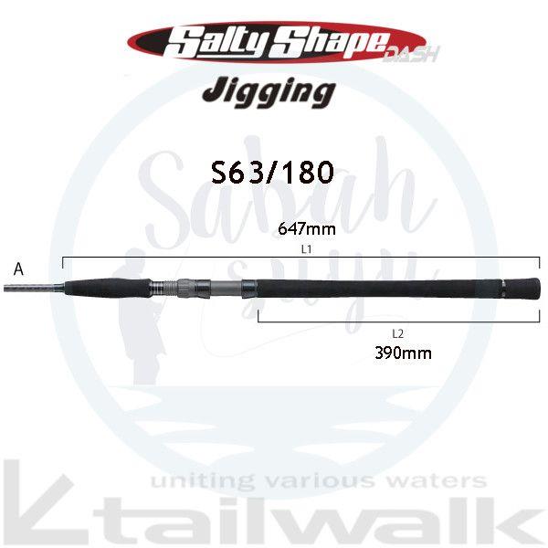 Tailwalk SSD Jigging S63/180 192cm Max.200gr