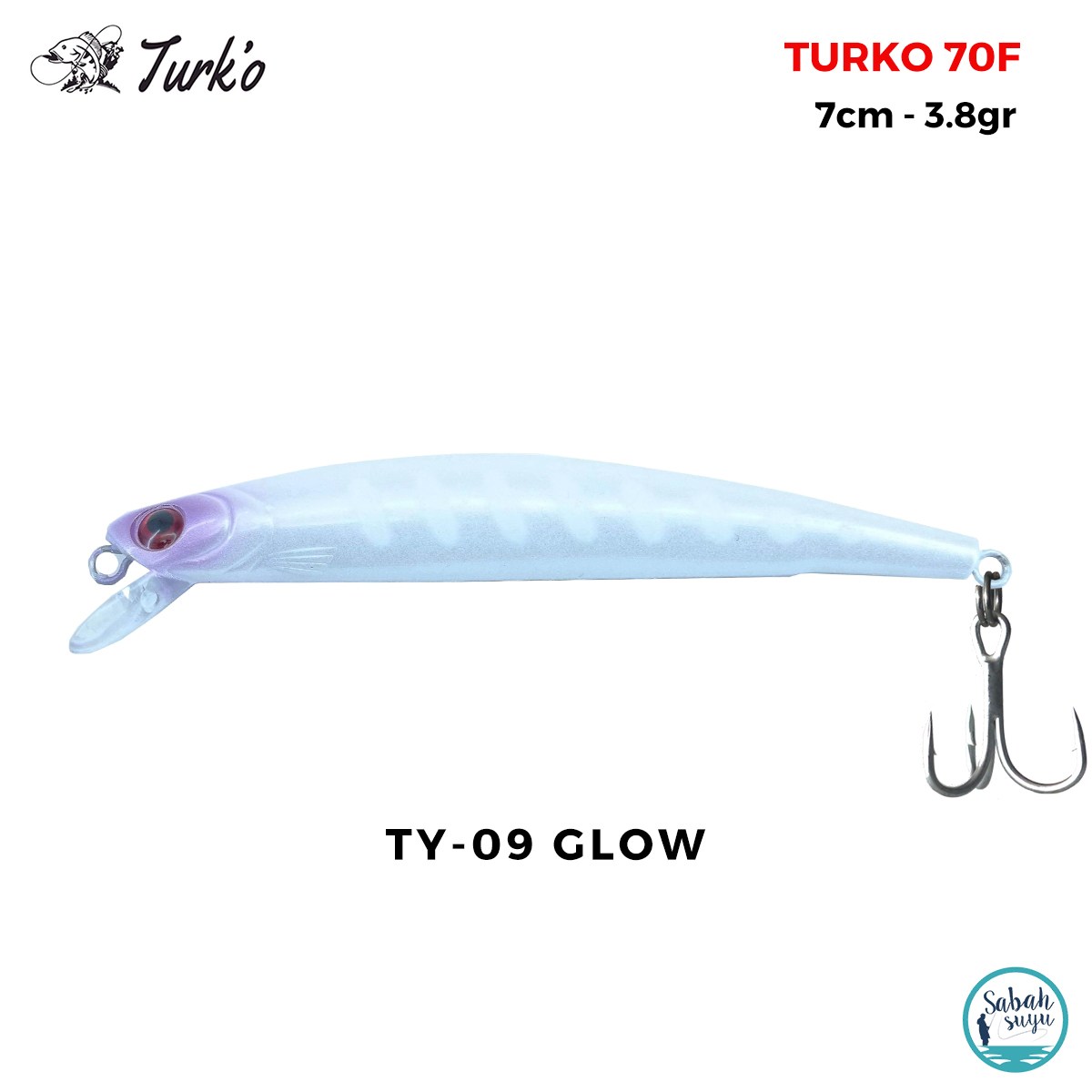 Turko 70mm 3.8gr Maket Balık TY-09 Glow