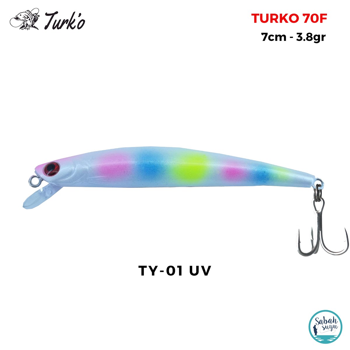 Turko 70mm 3.8gr Maket Balık TY-01 UV
