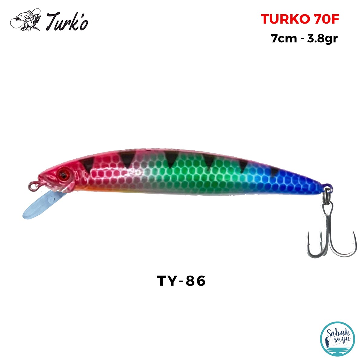 Turko 70mm 3.8gr Maket Balık TY-86