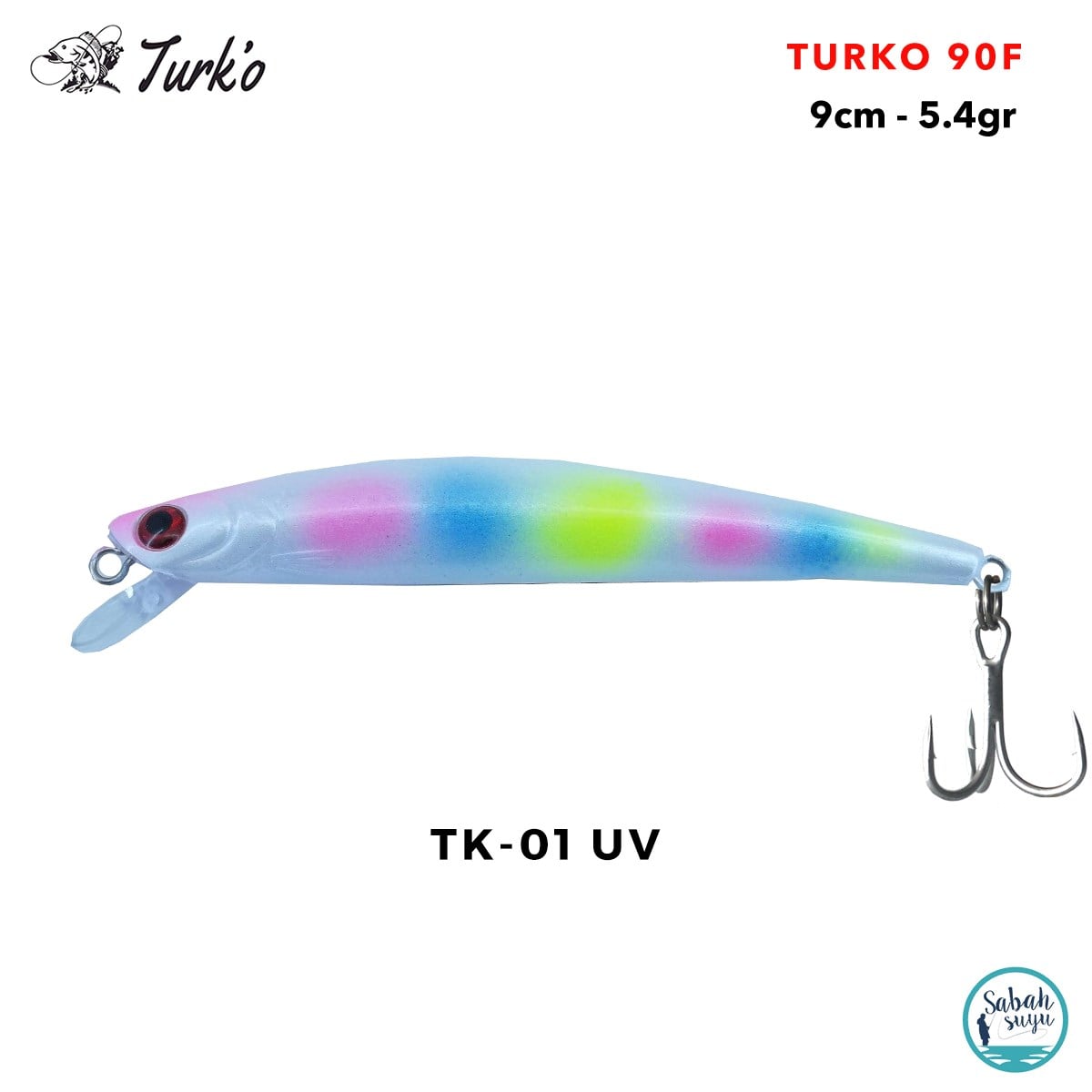 Turko 90mm 5.4gr Maket Balık TK-01 UV