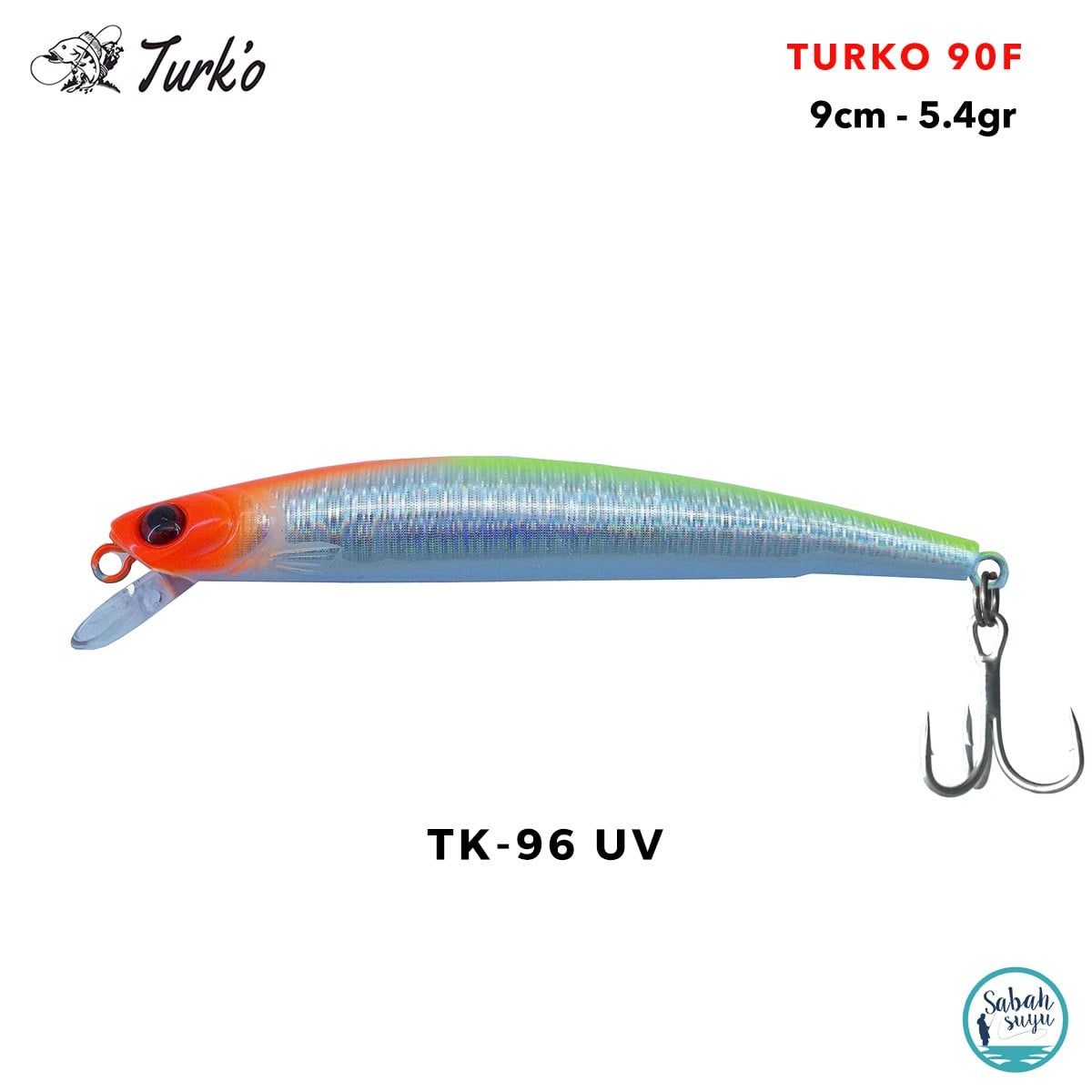 Turko 90mm 5.4gr Maket Balık TK-96 UV