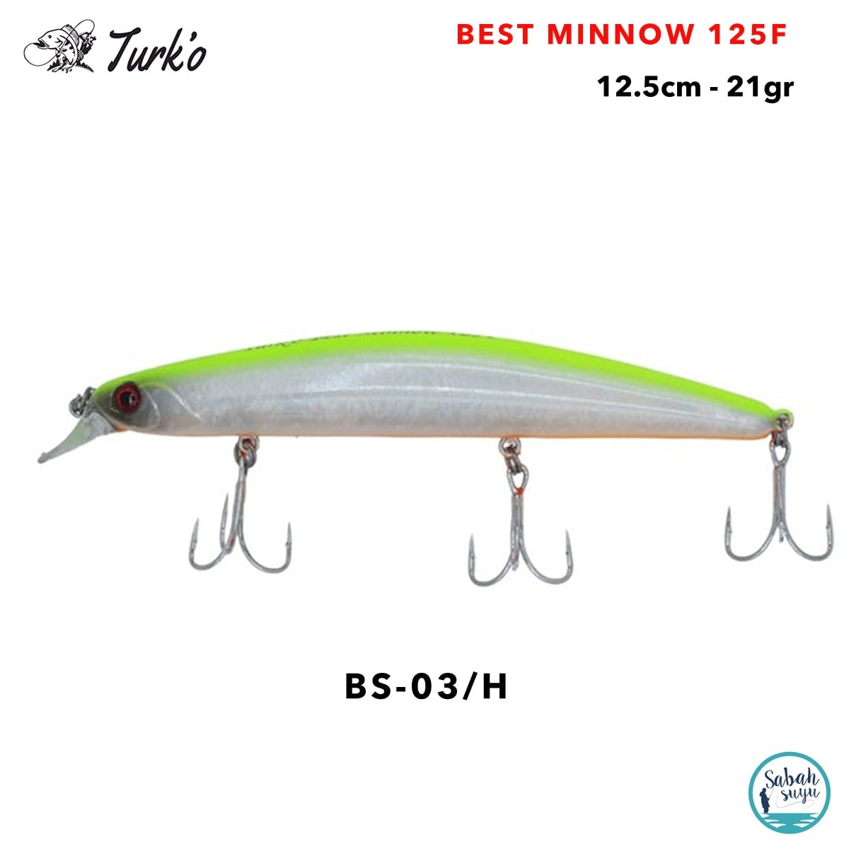 Turko Best Minnow 125F 21gr BS-03-H