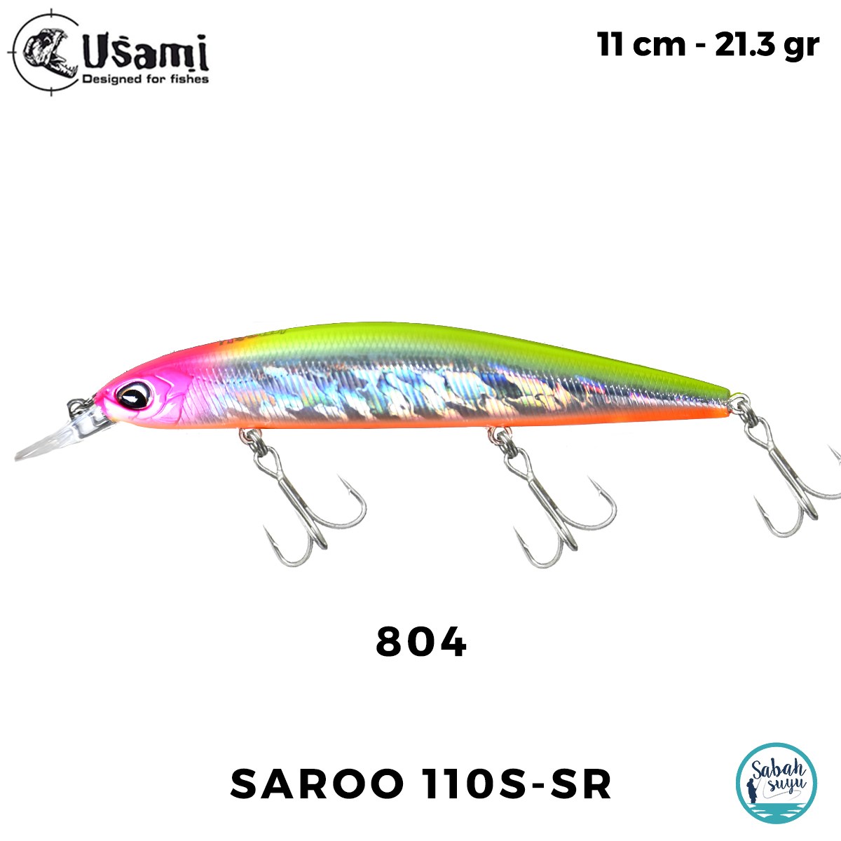 Usami Saroo 110S-SR 21.3gr Maket Balık #804