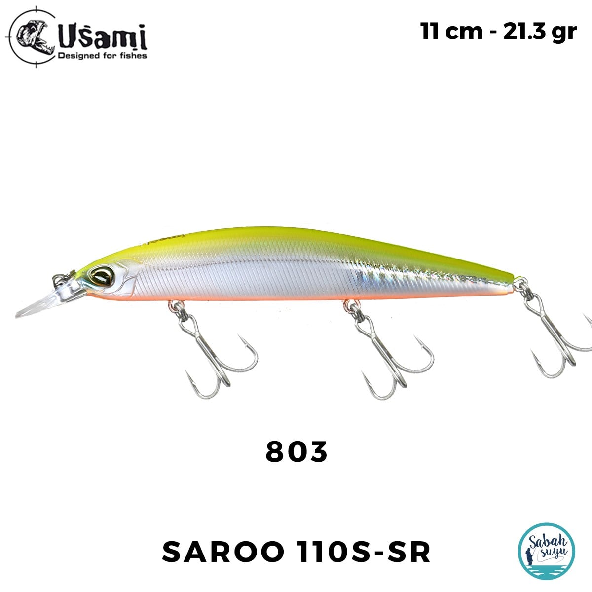 Usami Saroo 110S-SR 21.3gr Maket Balık #803
