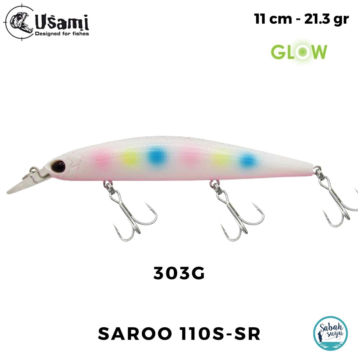 Usami Saroo 110S-SR 21.3gr Maket Balık #303G