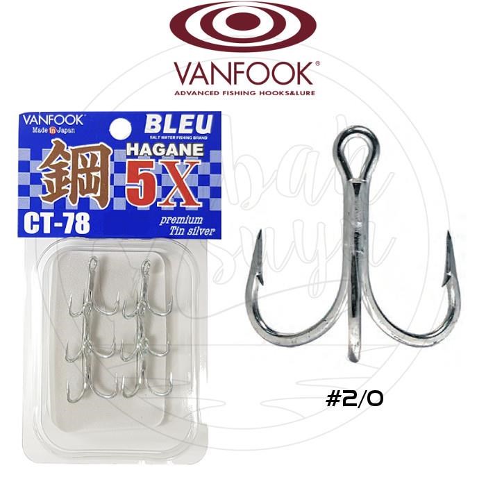 Vanfook CT-78 Üçlü İğne #2/0 (Heavy Duty 5X Strong)