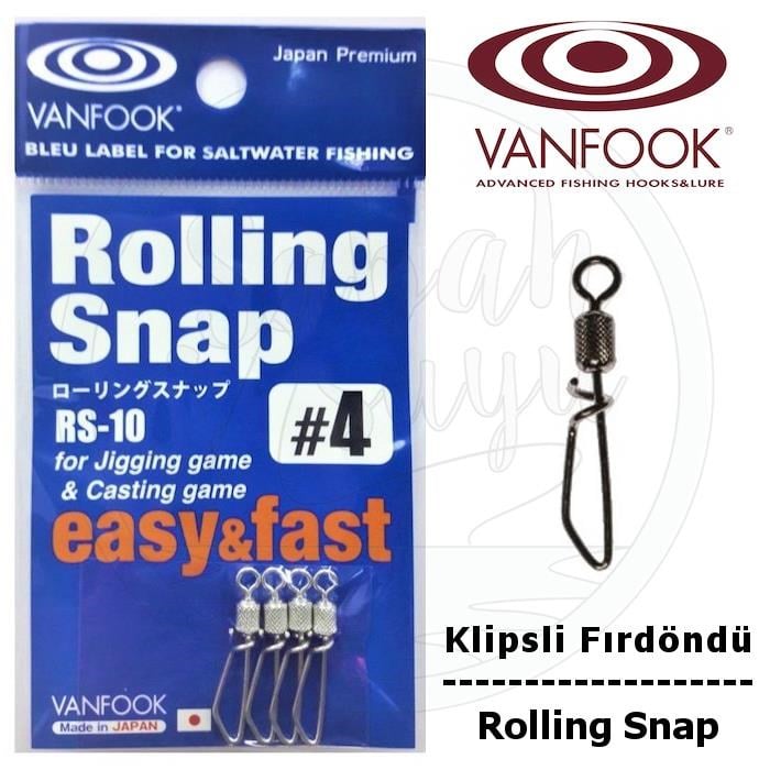 Vanfook Klipsli Fırdöndü RS-10 #4 23kg