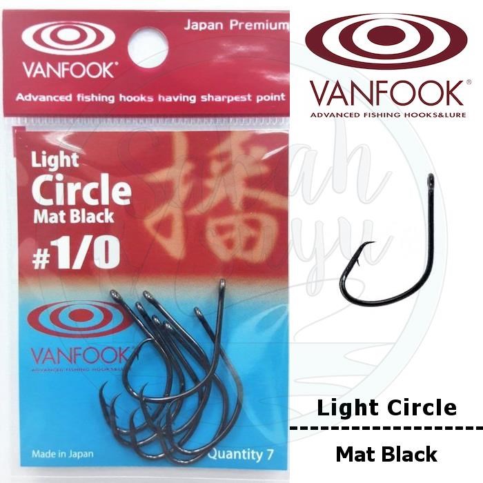 Vanfook Light Circle İğne Mat Black #1/0
