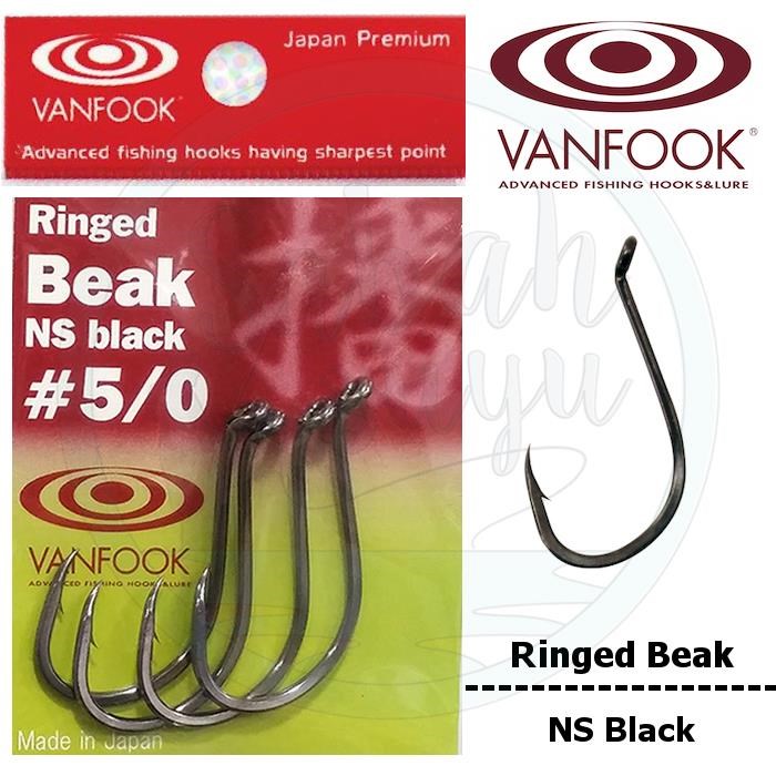 Vanfook Ringed Beak Delikli İğne NS Black #5/0