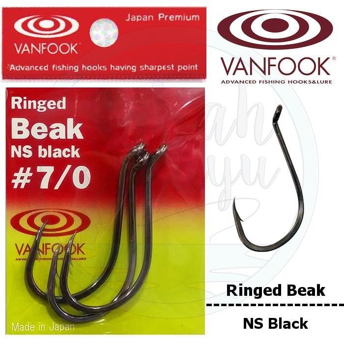 Vanfook Ringed Beak Delikli İğne NS Black #7/0