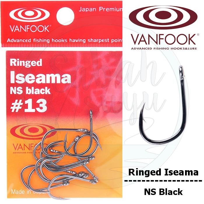 Vanfook Ringed Iseama Delikli İğne NS Black #13