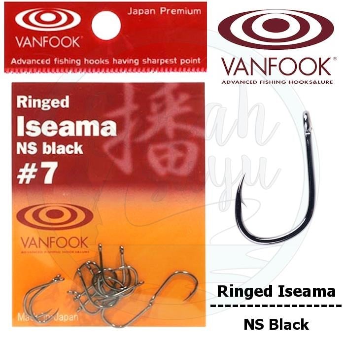 Vanfook Ringed Iseama Delikli İğne NS Black #7